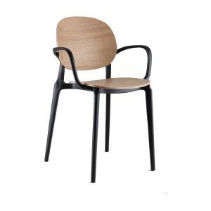 Rush Arm Chair Black