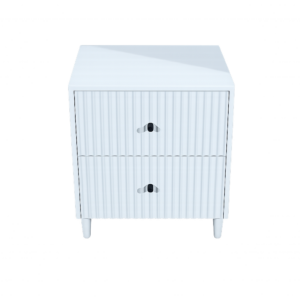 Ribbed Bedside Pedestal