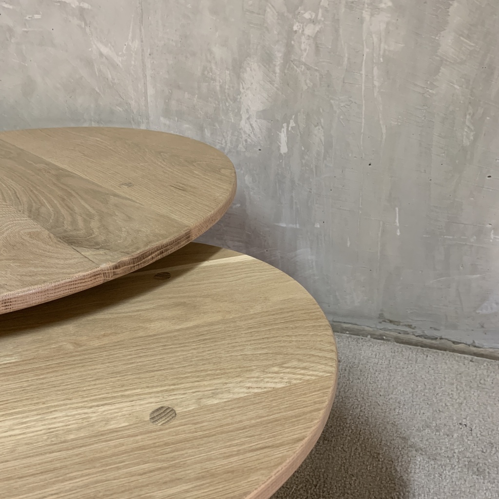 Round Coffee Table Set - Image 5