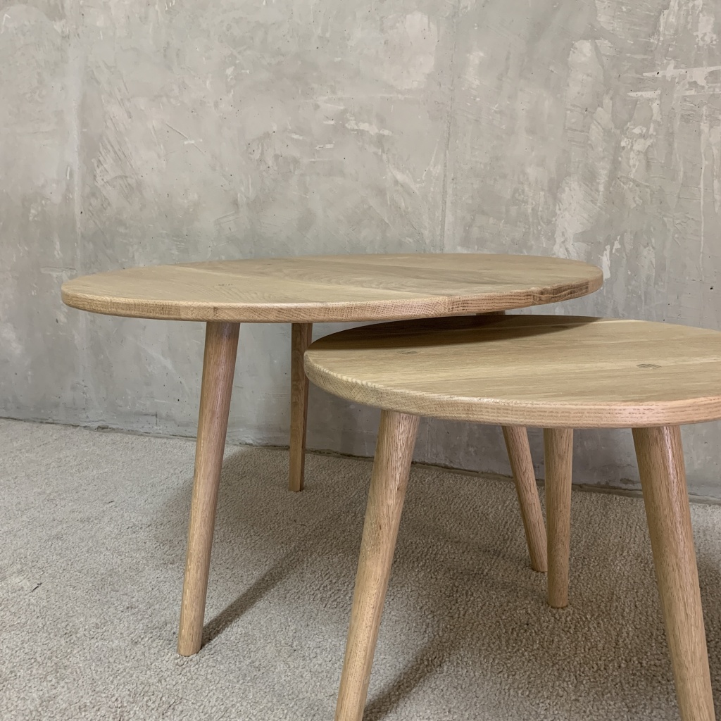 Round Coffee Table Set - Image 4