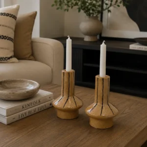 Brown Candle Holder