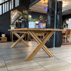 Cross Leg Dining Table