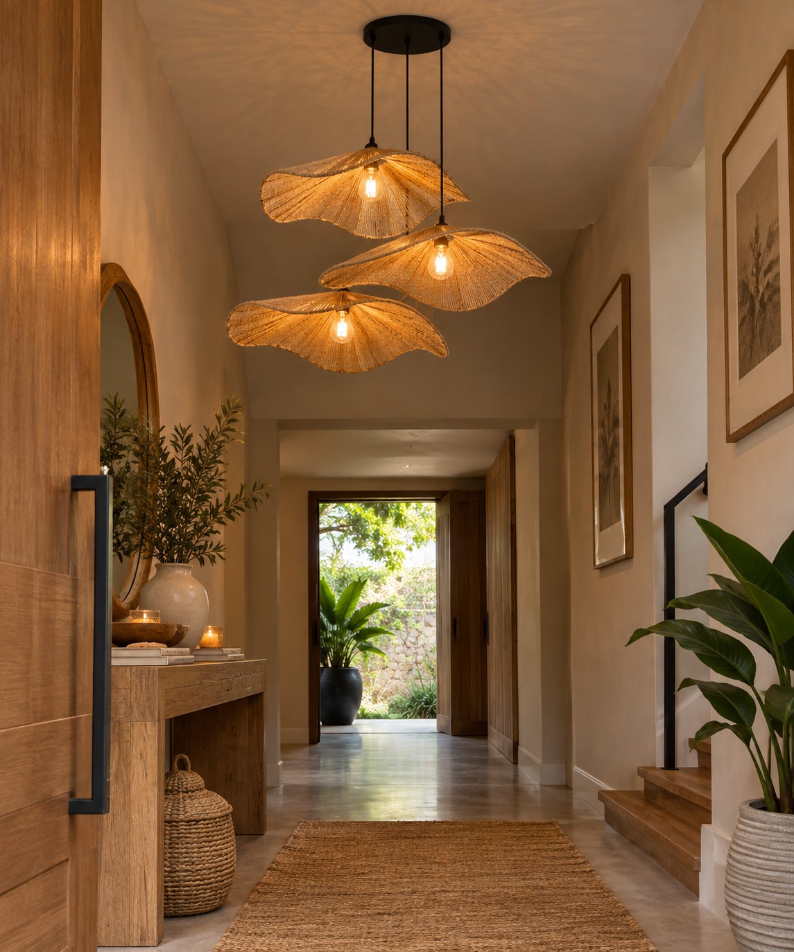 Nylon Rope Pendant Cluster - Image 4